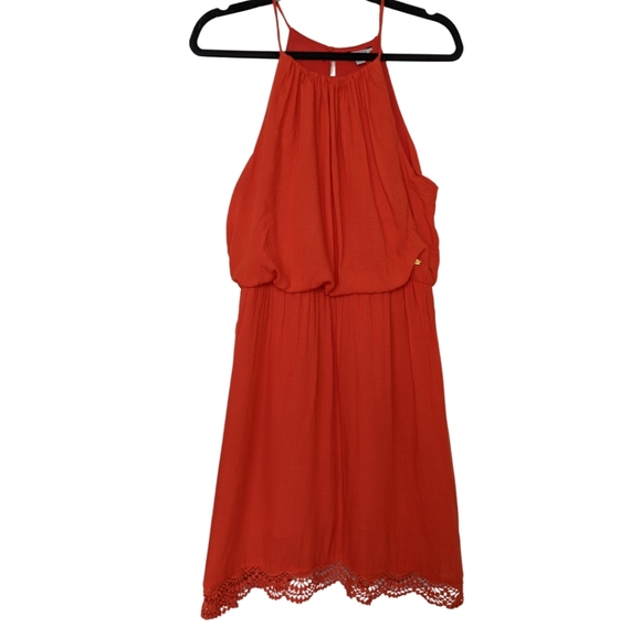 Guess Halter Dress Burnt Orange Women's Medium - Picture 1 of 7